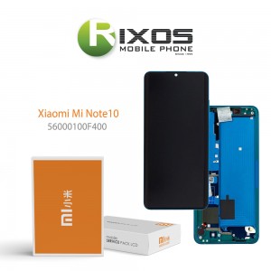 Xiaomi Mi Note 10 (M1910F4G) Mi Note 10 Pro (M1910F4S) Display unit complete aurora green 56000100F400
