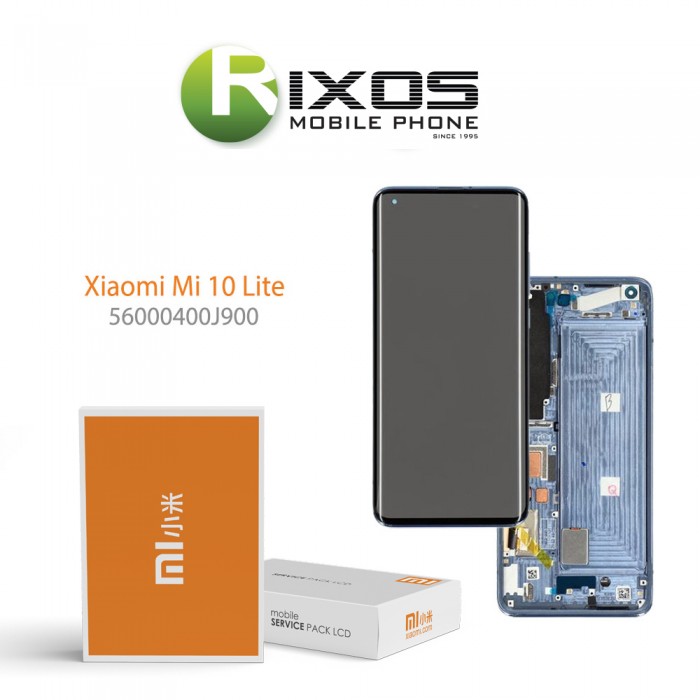 Xiaomi Mi 10 Lite 5G (M2002J9G) Display unit complete cosmic grey 56000400J900