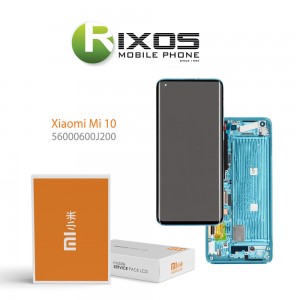 Xiaomi Mi10 Display unit complete green (Service Pack) 560000600J200 OR 56000K00J200