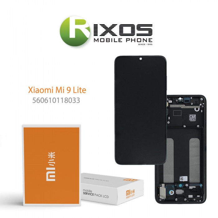 Xiaomi Mi 9 Lite Display unit complete onyx grey (Service Pack) 560610118033 OR 5600030F3B00