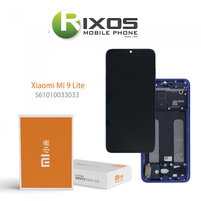 Xiaomi Mi 9 Lite Display unit complete aurora blue 561010033033