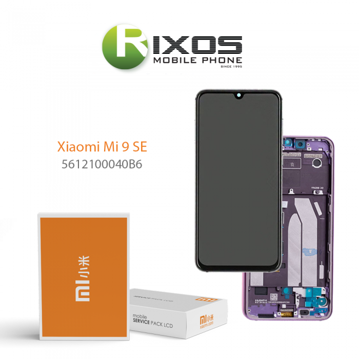 Xiaomi Mi 9 SE (M1903F2G) Display unit complete violet 5612100040B6 Xiaomi Mi 9 SE (M1903F2G) Display unit complete violet 5612100040B6