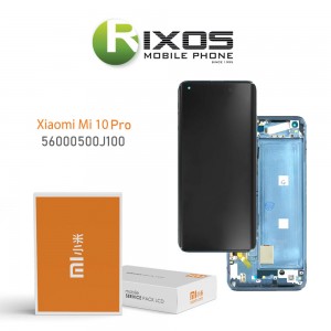 Xiaomi Mi10 Pro (  J1 5G 2020 )  Lcd Display Unit Complete White 56000500J100