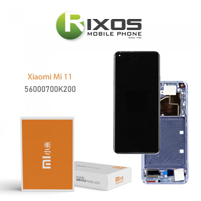 Xiaomi Mi 11 (5G 2021) Lcd Display unit complete silver 56000700K200