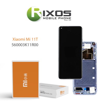 Xiaomi Mi 11T (2021) Lcd Display Unit Complete Silver 560003K11R00