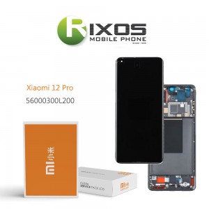 Xiaomi 12 Pro  ( 5G 2022 ) Lcd Display Unit Complete Dark Tarnish 56000300L200